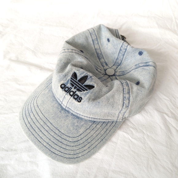 adidas Accessories - Adidas Acid Wash Denim Dad Hat